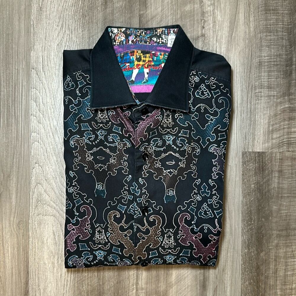 Robert Graham Cumbernauld Printed Long Sleeve Button Down - XL